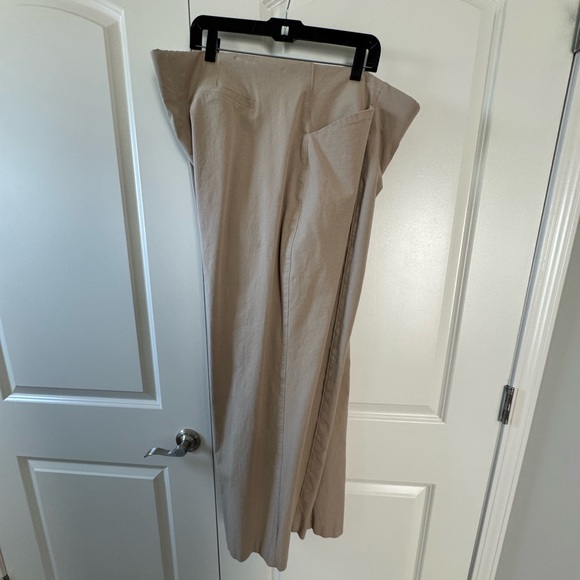 Pants - Old Navy Pixie Wide Leg Tan Pants XXL Mocha Taffy Color